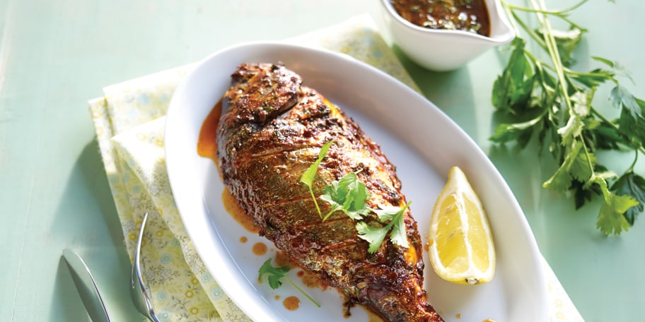 Dorade met chermoula