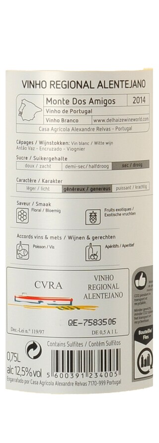 Portugal | Alentejo IGT | Monte Dos Amigos Wit PET 