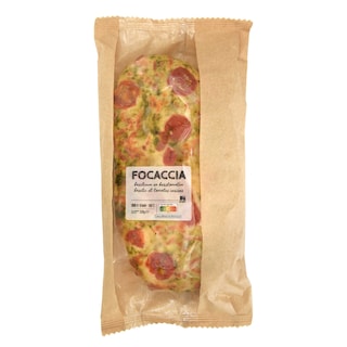 Delhaize | Focaccia | Basilicum | Tomaten | Kaas 