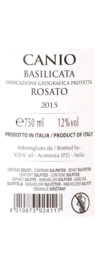 Italie - Italië | Basilicata IGP | Canio Basilicata IGP Rosé 