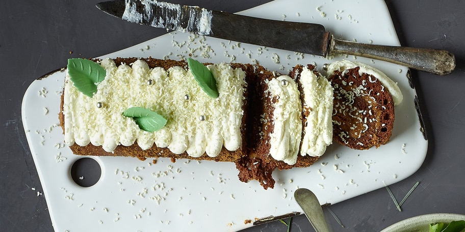 Bûche de noël aux spéculoos et au mascarpone