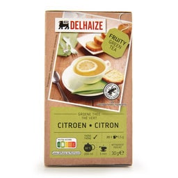 Delhaize | Thé | Vert | Citron | Sachets 