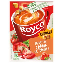 Soupe | Crème de tomates | Crunchy