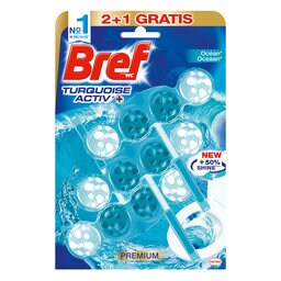 Bref WC | WC-Blok | Turquoise Activ | 2+1 
