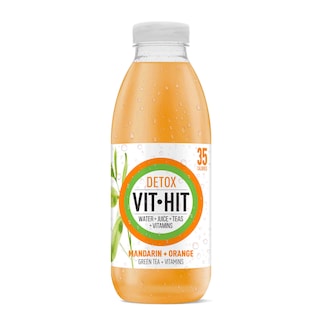 VIT-HIT | Vit-Hit Detox 500 ml |Boisson Vitaminée|Vit Hit Mandarin + Orange 500ml 