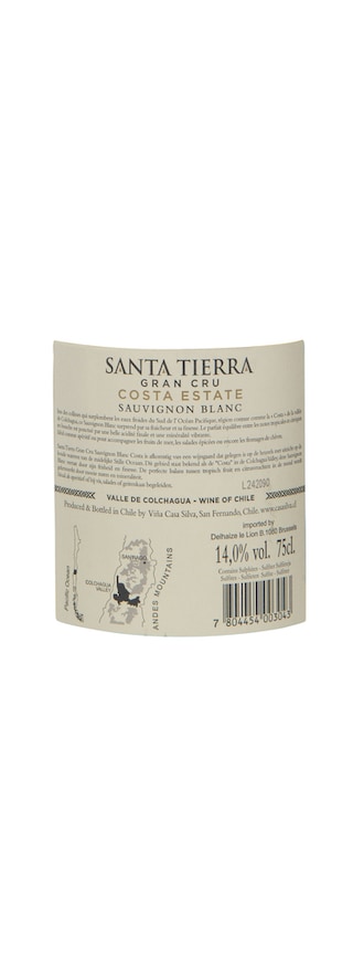 Santa Tierra | Grand Cru Costa Estate | Sauvignon Blanc 