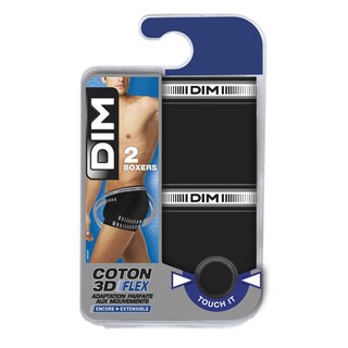 Dim | Paris | Heren boxer | 3D Flex | zwart 