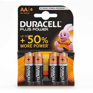 Duracell | Piles | Plus power | Alkaline | AA 