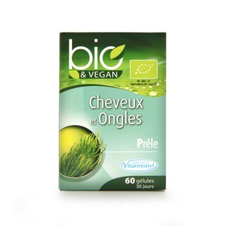 Bio Vegan | Laboratoires Vitarmonyl | Gélules | Cheveux et ongles | Bio 