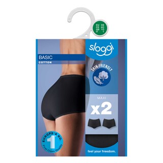 Sloggi | Slip | Basic H Maxi | Noir | 46 
