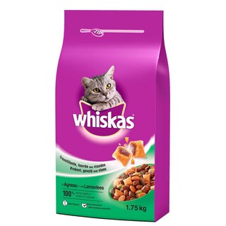 WHISKAS | Aliment chat | Agneau | + 250 g gratuit 