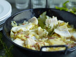 Cocotte de sébaste au chou chinois