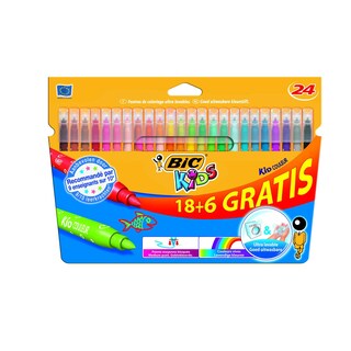 Bic | Feutres de couleurs | 18+6 gratuit 