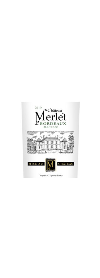 France -- Frankijk | Bordeaux | Chateau Merlet 2019 W 