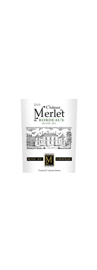 France -- Frankijk | Bordeaux | Chateau Merlet 2019 W 