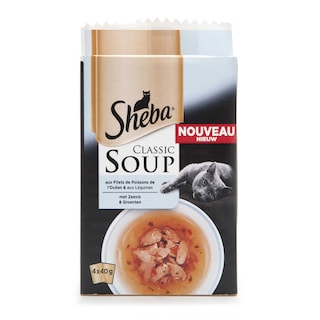Sheba | Kattenvoeding |Soep | Vis groeten 
