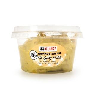 Delhaize | Salade poulet curry houmus fromage 