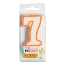 Bougie d'anniversaire | Chiffre 7