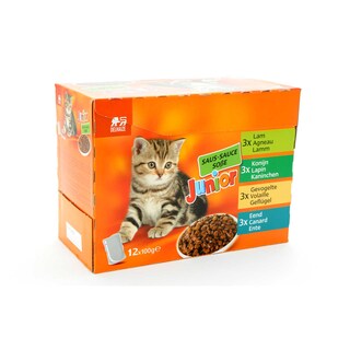 Delhaize | Aliment chat | Junior | Multi Pack 