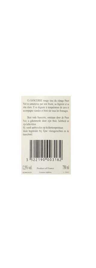 France - Frankrijk | Loire - Sancerre | Sancerre Millet 2018 Rouge 