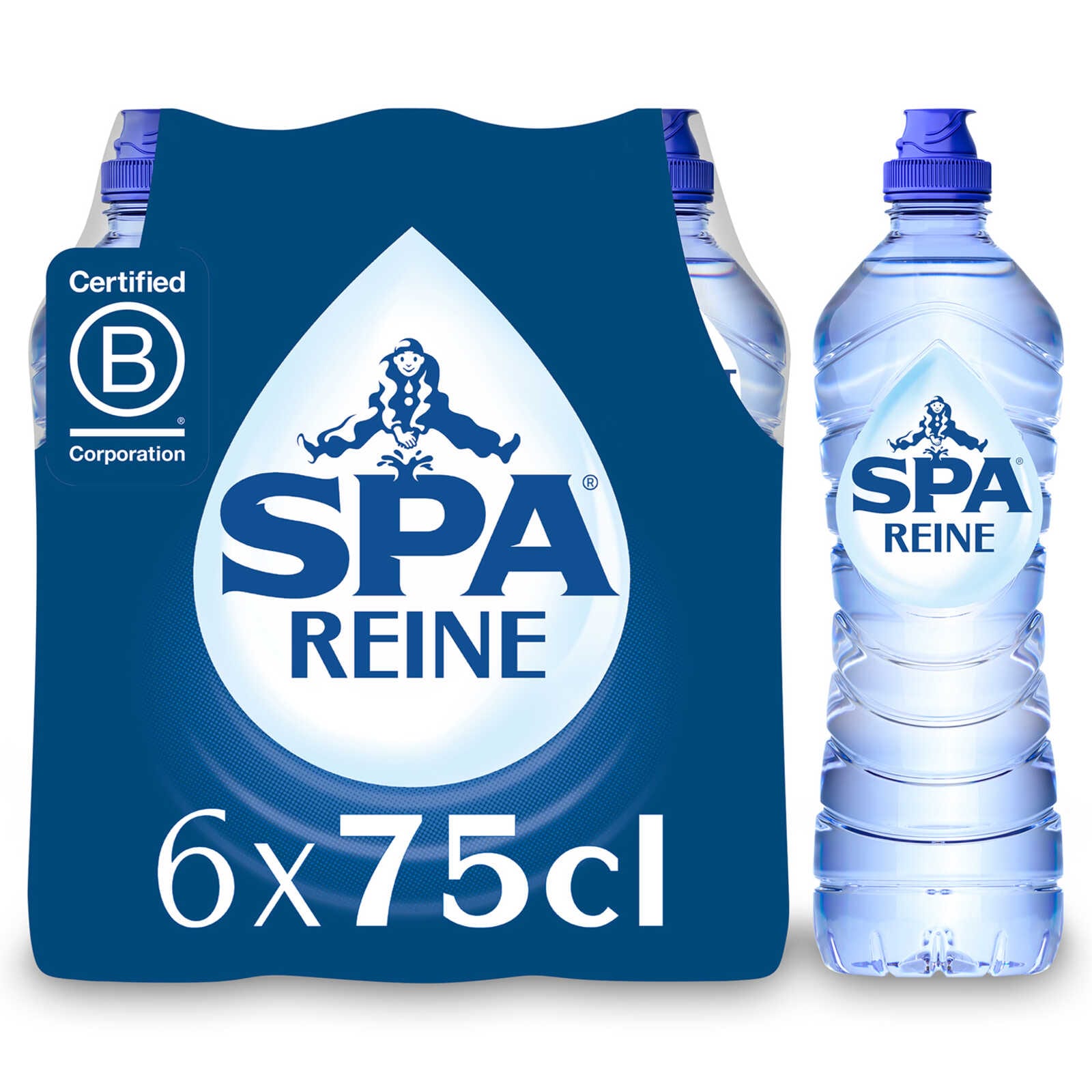 Spa Mineraalwater|Niet bruisend|Sportdop|PET
