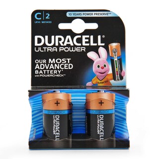 Duracell | Batterijen | Ultra power | Alkaline | C 