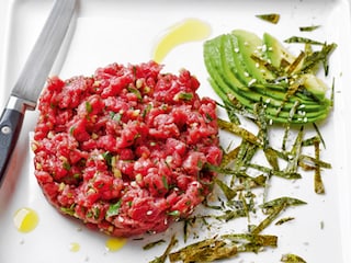 Tartare de bœuf au couteau