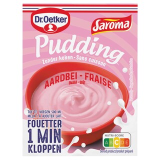 Pudding | Aarbeien | Zonder koken