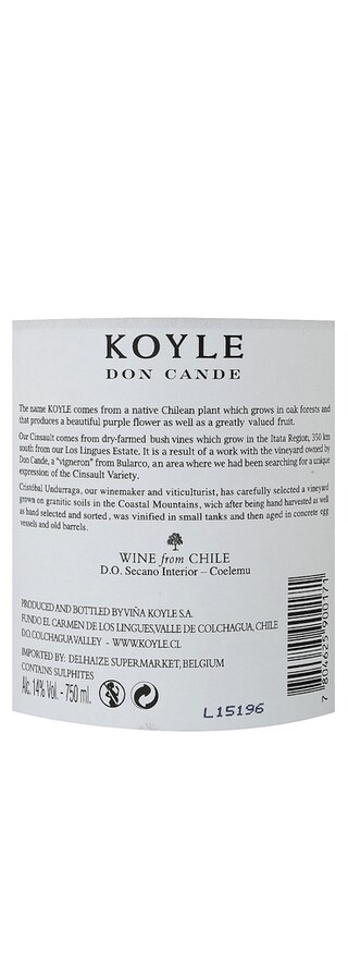 Chili | Itata | Koyle Don Cande Cinsault 2014 