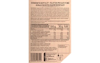 Delhaize | Filet de poulet fumé +/- 150 gr