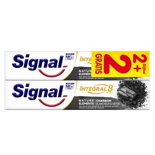 Signal | Dentifrice | Nature Charcoil | 2+2 gratuits 