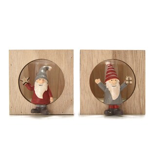 Delhaize | Houten doos | Kaarshouder 