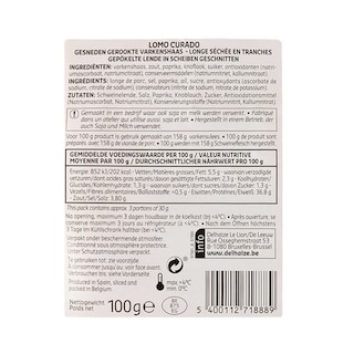 Delhaize | Lomo curado 