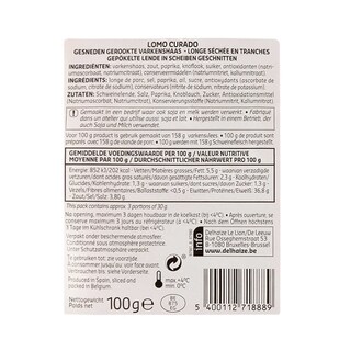 Delhaize | Lomo curado 100 gr