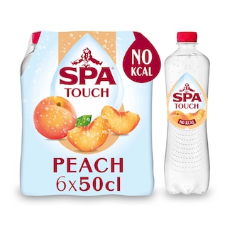 Spa | Touch | Eau minérale | Pêche | Pétillante | PET 