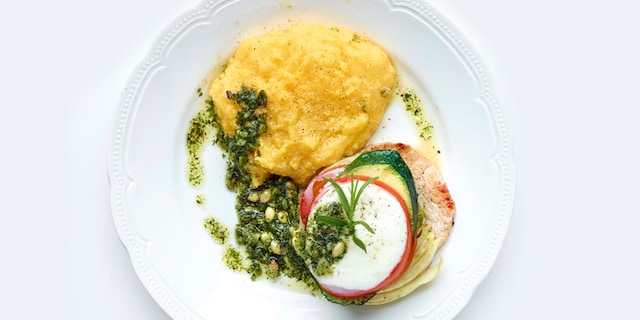 Italiaanse millefeuille met polenta