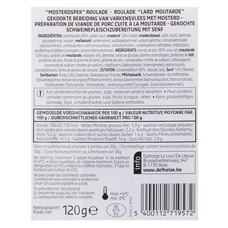 Delhaize | Roulade 'lard Moutarde' 120 gr