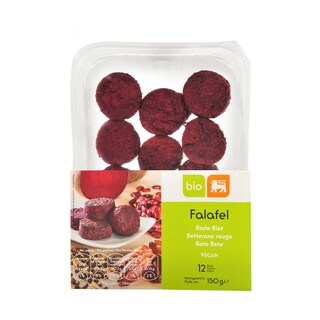 Delhaize | Bio | Falafel | rode biet | bruine bonen | Bio 