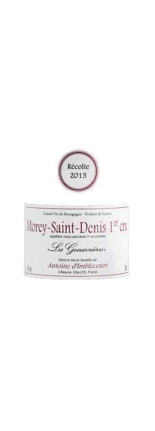 France - Frankrijk | Bourgogne - Côte de Beaune | Morey Saint Denis 1er Cru Les Genavrières 15 75 cl