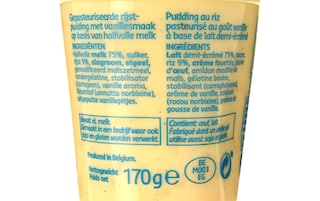 Delhaize | Rijstpap | vanille | 2+1 gratis 