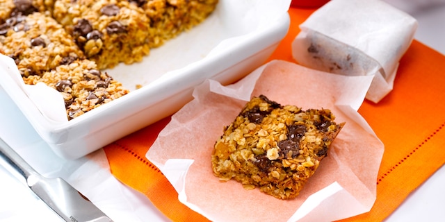 Barres aux céreales et au chocolat