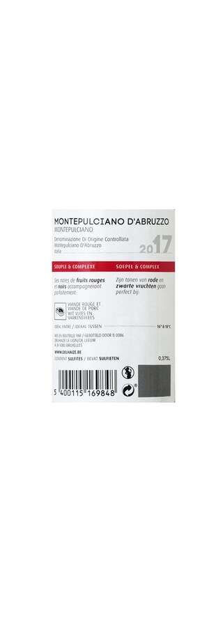 Italie - Italië | Abruzzo D.O.C. | Montepulciano d'Abruzzo Rood 