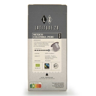 Latitude 28 | Delhaize | Café | Espresso | Caps | Ft | Bio 