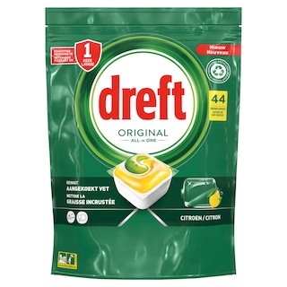 Dreft | 44 Vaatwascapsules | All in One | Citroen 