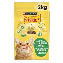 Purina-Friskies | Aliment chat | Adulte | Poulet-Lapin-Légumes+300g 