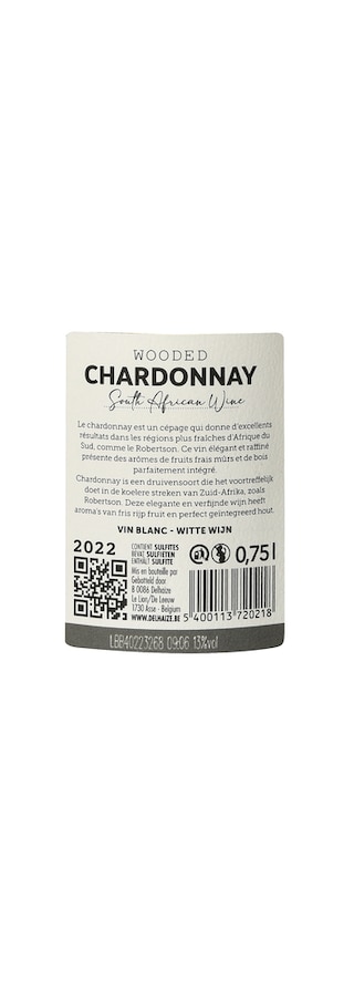 Delhaize | South African Wine | Wooded Chardonnay 