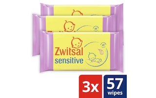 Zwitsal | Lingettes | Sensitive | 2+1 Gratuit 