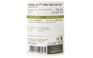 France-Frankrijk | Bourgogne-Chablis 1er Cru | Chablis 1Cru Vau de Vey 20 Blanc 