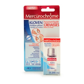 Mercurochrome | Klovenpleisters | Essentiële vetzuren 