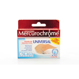 Mercurochrome | Pleisters | Economisch | + 30% gratis 